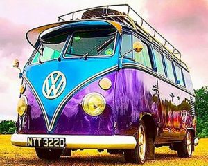 Volkswagen Van Paint By Numbers