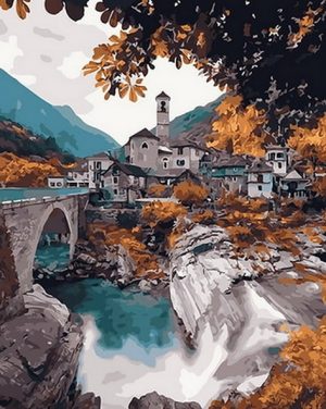 Mostar Bosnia Paint By Numbers