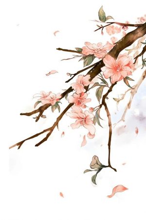 Cherry Blossom Branch Paint By Numbers