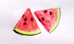 Watermelon Pieces Paint By Numbers