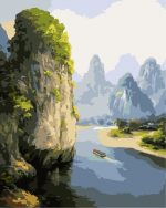 West Mountains Landscape Paint By Numbers