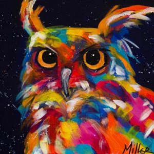 Wise Owl Birds Paint By Numbers