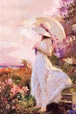 Woman With Parasol Paint By Numbers