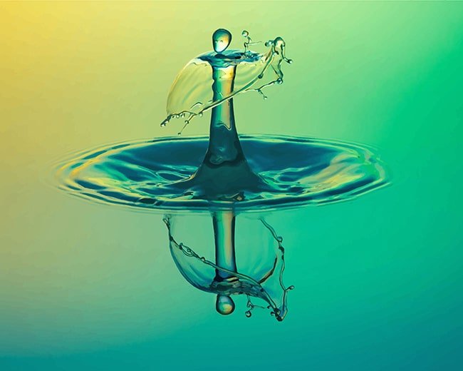 Water Drop Paint By Numbers