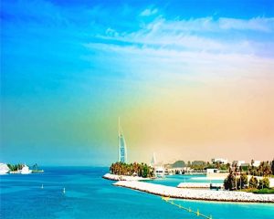 Dubai Burj Al Arab Paint By Numbers