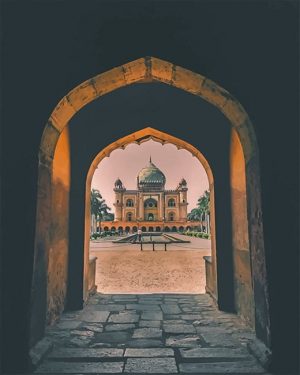 Safdarjung Tomb Delhi Paint By Numbers