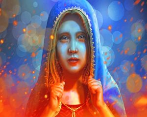 Crying Little Girl Paint By Numbers