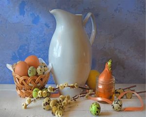 White Jug Paint By Numbers