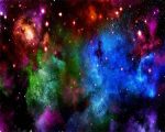 Colorful Space Nebula Paint By Numbers