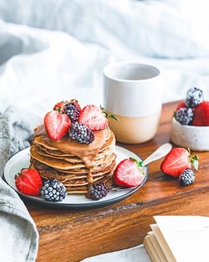 Berry Pancakes Paint By Numbers