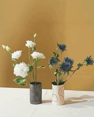 Ikebana Pots Paint By Numbers