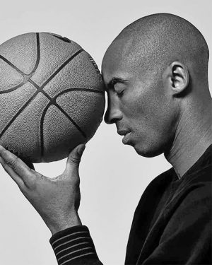 Monochrome Kobe Bryant Paint By Numbers