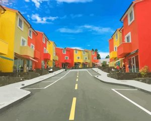 Swiss Village Korea Paint By Numbers