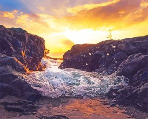 Landscape River Sunset NEW Paint By Numbers