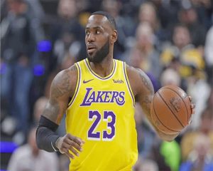 Lebron James Lakers Paint By Numbers