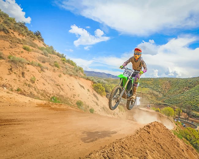 Dirt Bike Paint By Numbers