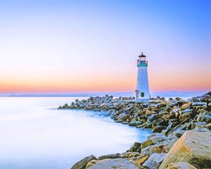 Santa Cruz Lighthouse Paint By Numbers