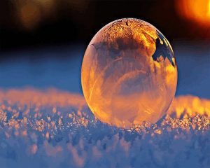 Ice Crystal Ball Paint By Numbers