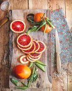 Sliced Blood Orange Paint By Numbers