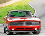 Red Dodge Charger Paint By Numbers