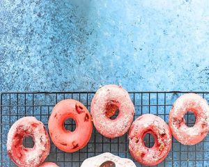 Strawberry Doughnuts Paint By Numbers