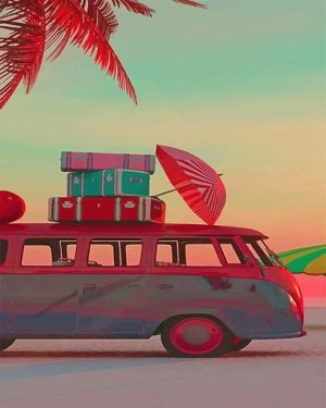 Volkswagen Van Paint By Numbers