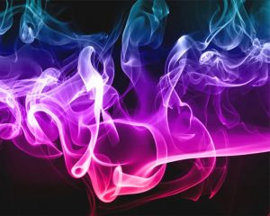 Neon Colorful Smoke Paint By Numbers