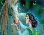 Elf Princess And Unicorn Paint By Numbers