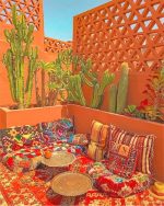Beautiful Moroccan Living Room NEW Paint By Numbers