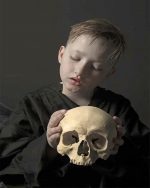 Boy With Skull Paint By Numbers