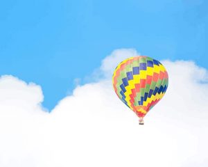 Flying Air Balloon Paint By Numbers