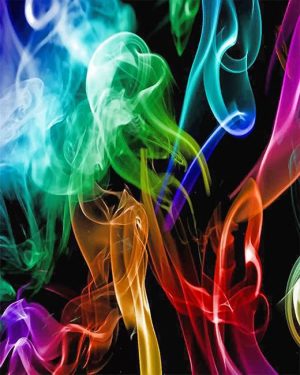 Colorful Smoke Paint By Numbers