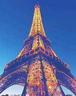 Paris Eiffel Tower Paint By Numbers