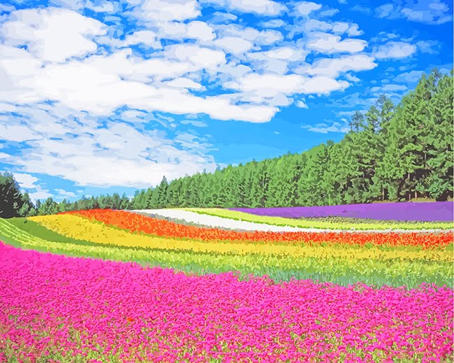 Hokkaido Garden Paint By Numbers