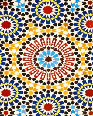 Moroccan Mosaic Paint By Numbers