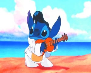 Guitarist Stitch Paint By Numbers