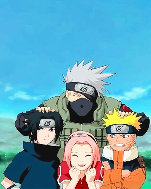 Naruto Team 7 Paint By Numbers