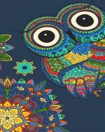 Mandala Owl Paint By Numbers