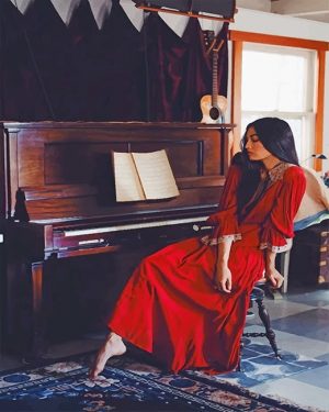 Pianist Girl Paint By Numbers