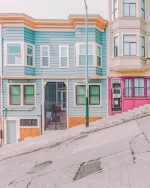 Steep Hill San Francisco Paint by numbers