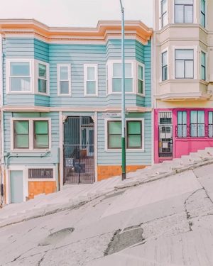 Steep Hill San Francisco Paint by numbers