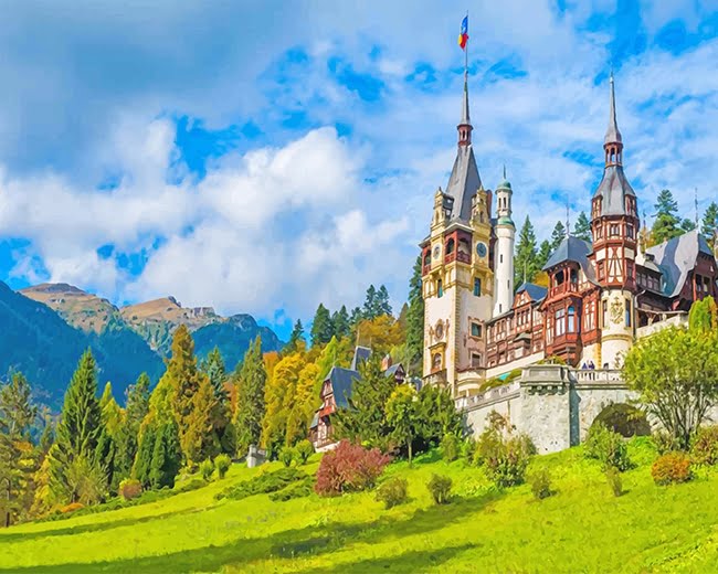 Peles Castle Paint By Numbers