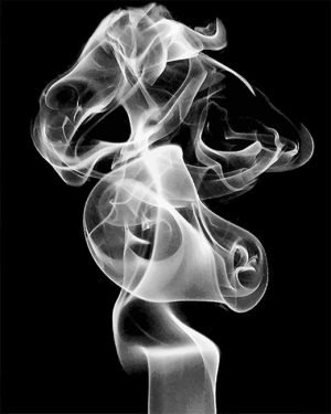 Black And White Smoke Paint By Numbers