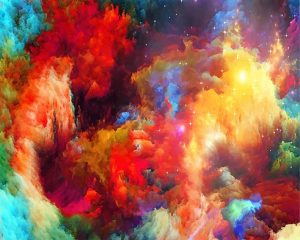Colorful Nebula Paint By Numbers