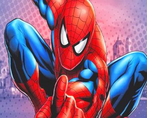 Spiderman Hi-Res NEW Paint By Numbers