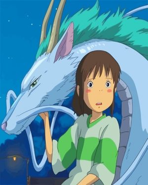 Haku And Chihiro Paint By Numbers