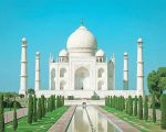 Taj Mahal Paint By Numbers