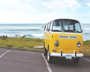 Volkswagen Van Paint By Numbers