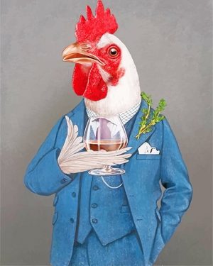 Mr Chicken Paint By Numbers