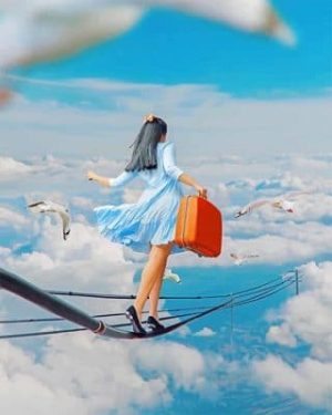 The Fictional Traveling Girl NEW Paint By Numbers